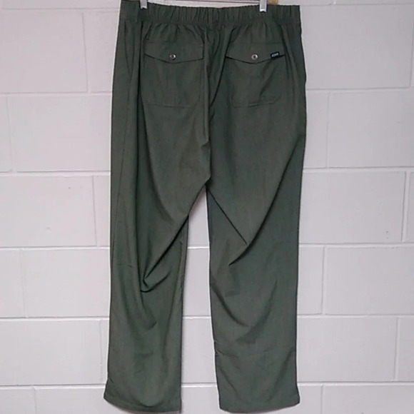 ADAR PRO, DARK SAGE GREEN, STRAIGHT, SIDE VENT, CARGO, SCRUB, PANTS 32" LENGTH - Picture 4 of 10
